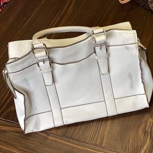FINAL SALE PRICE Bueno Creamy White Satchel Handbag
